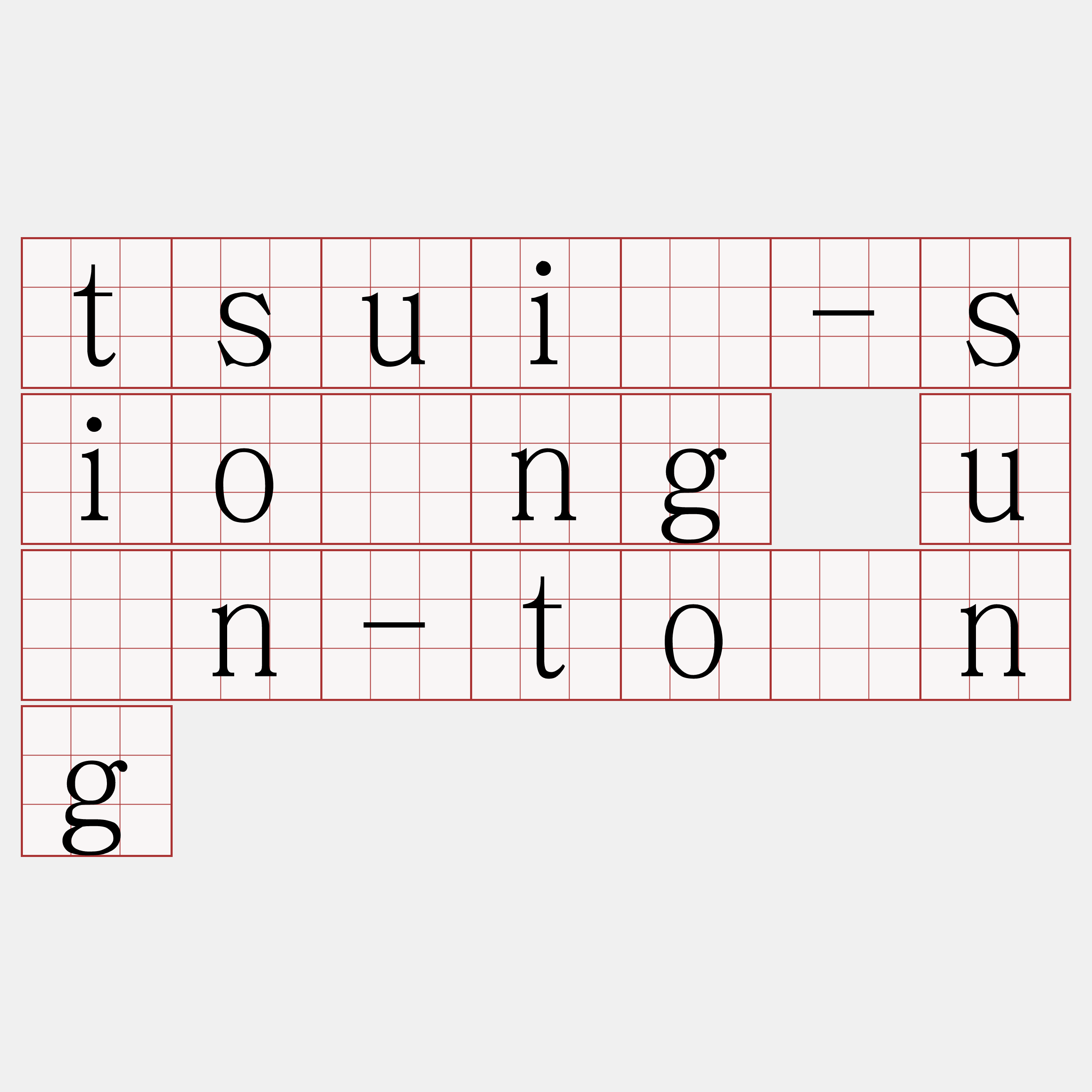 tsuí-siōng ūn-tōng